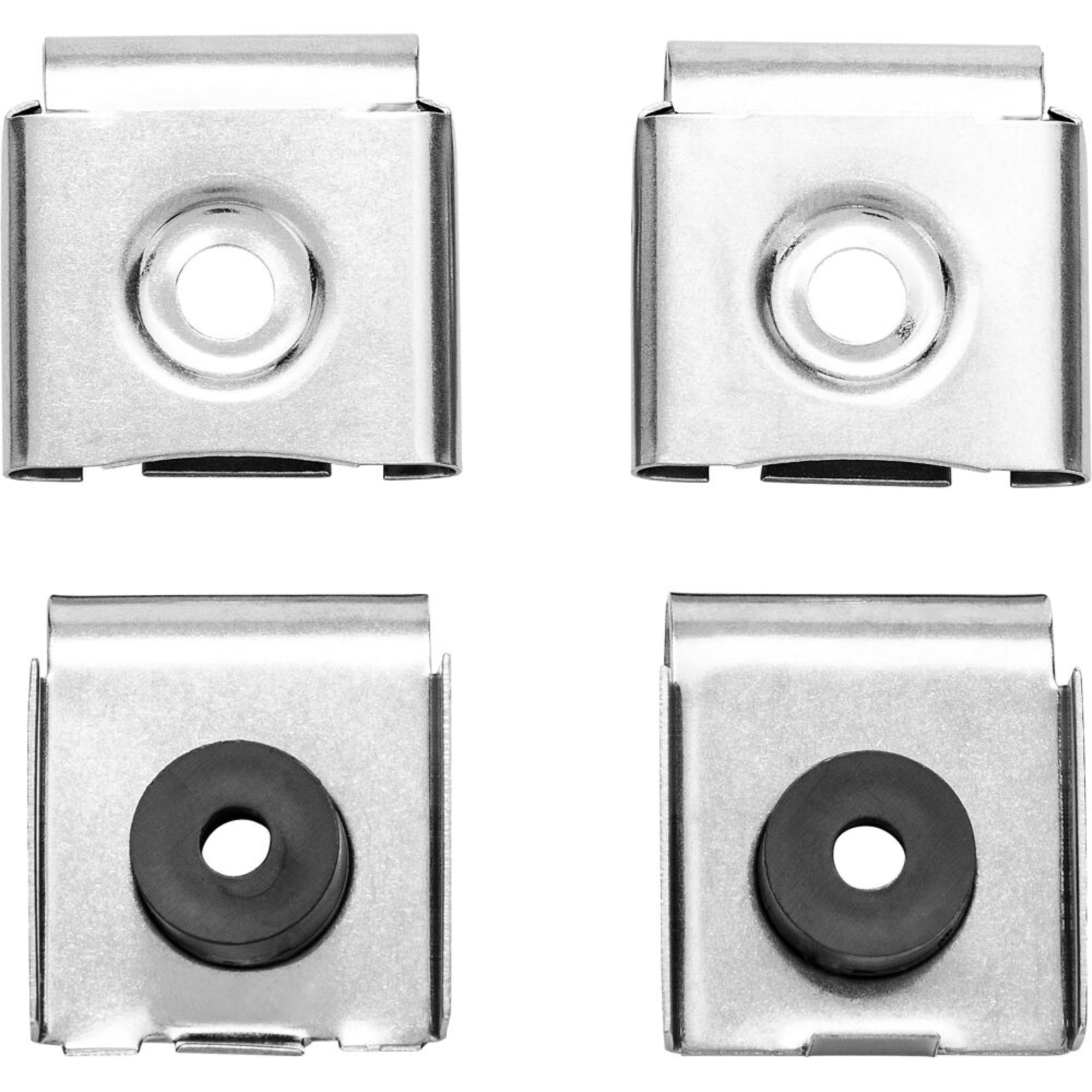 Fischer PZ Raised-countersunk Zinc-plated Grey Mirror screw (Dia)4mm (L)30mm, Pack of 4