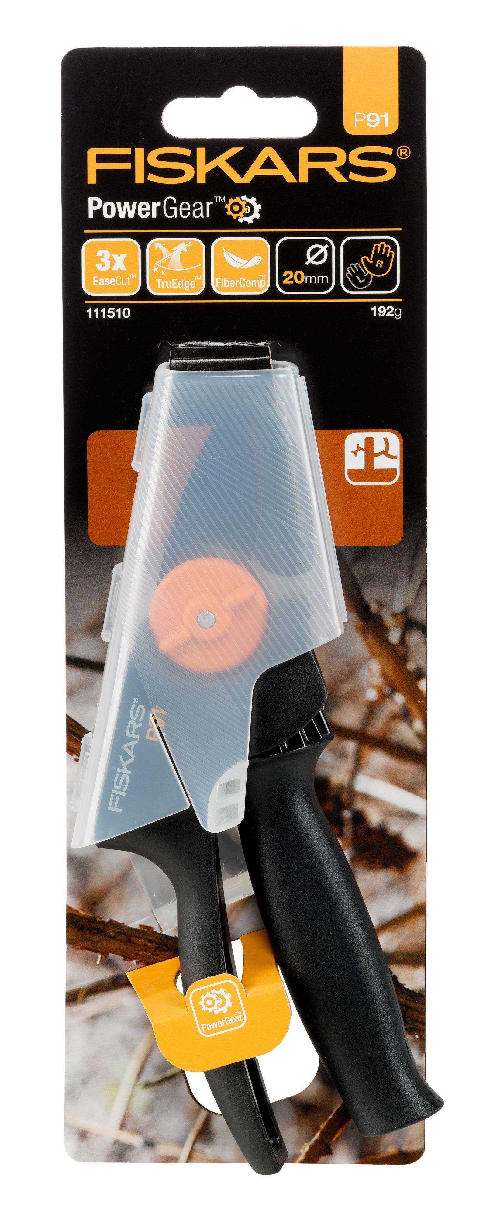 Fiskars Geared Anvil Secateurs