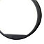 Fixed Black Mains-powered Integrated LED Outdoor Round Wall light 420lm (Dia)12cm