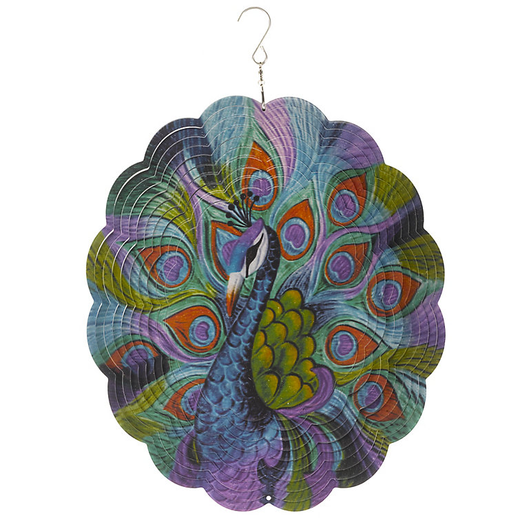 Mail Order Direct Peacock Wind Spinner 