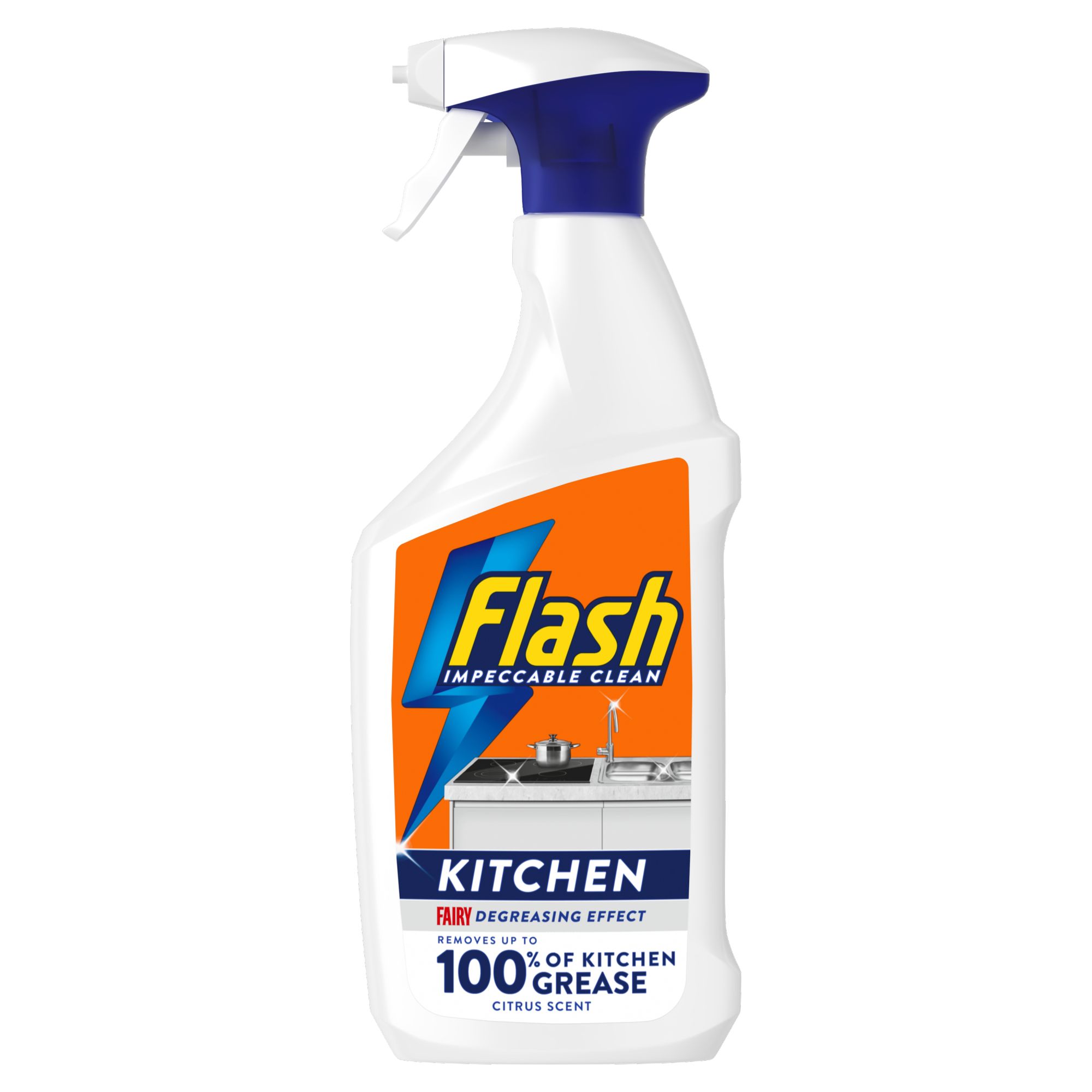 Flash Citrus Kitchen Multi-surface Cleaning spray, 800ml