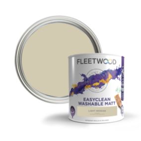 Fleetwood Easyclean Matt Light Hessian Emulsion paint, 5L