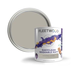 Fleetwood Easyclean Matt Powdered Almond Emulsion paint, 5L