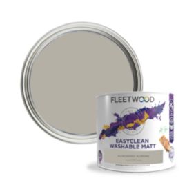 Fleetwood Easyclean Matt Powdered Almond Matt Emulsion paint, 2.5L