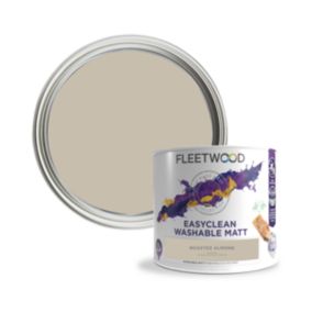 Fleetwood Easyclean Matt Roasted Almond Emulsion paint, 2.5L