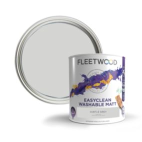 Fleetwood Easyclean Matt Subtle Grey Matt Emulsion paint, 5L