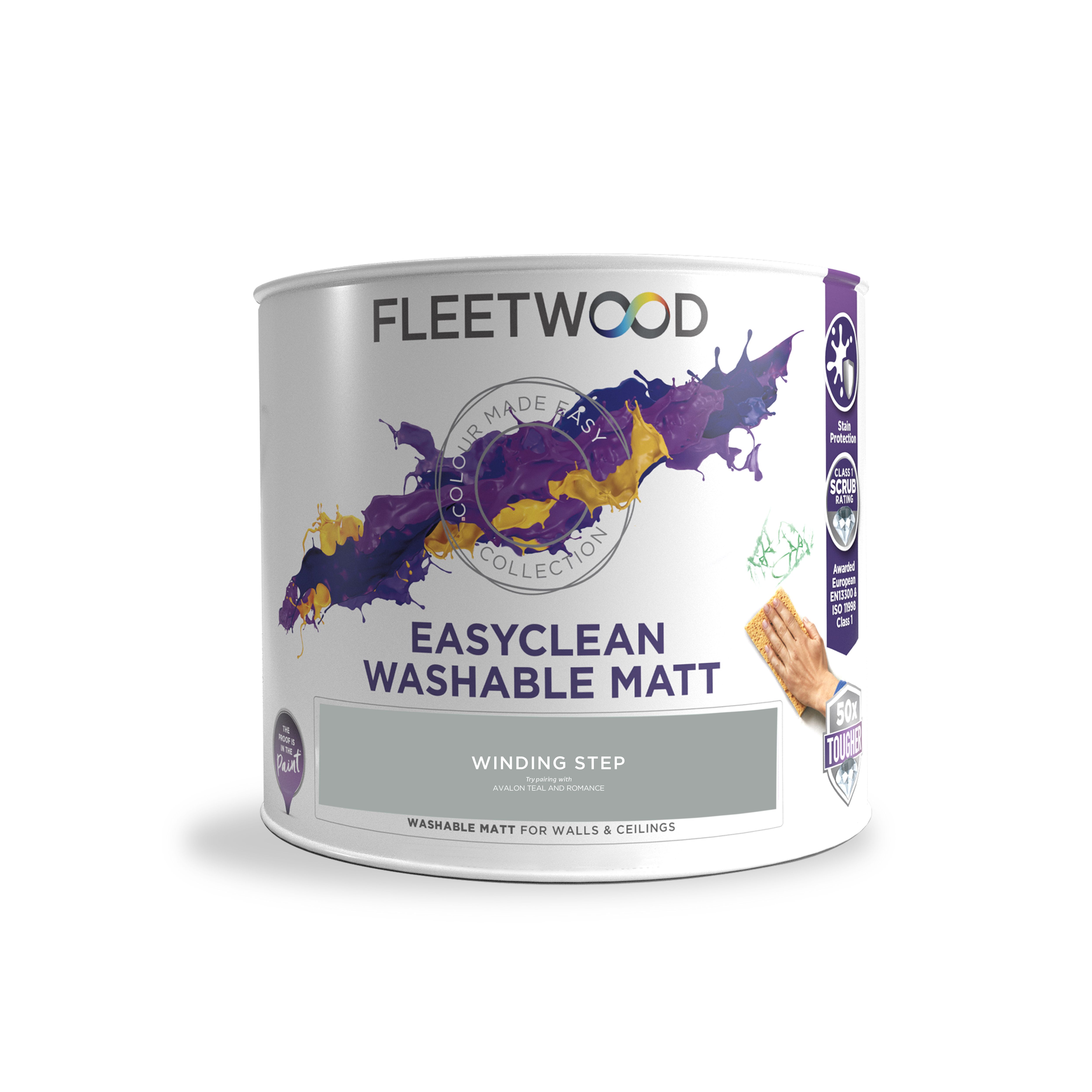 Fleetwood Easyclean Winding Step Matt Emulsion paint, 2.5L