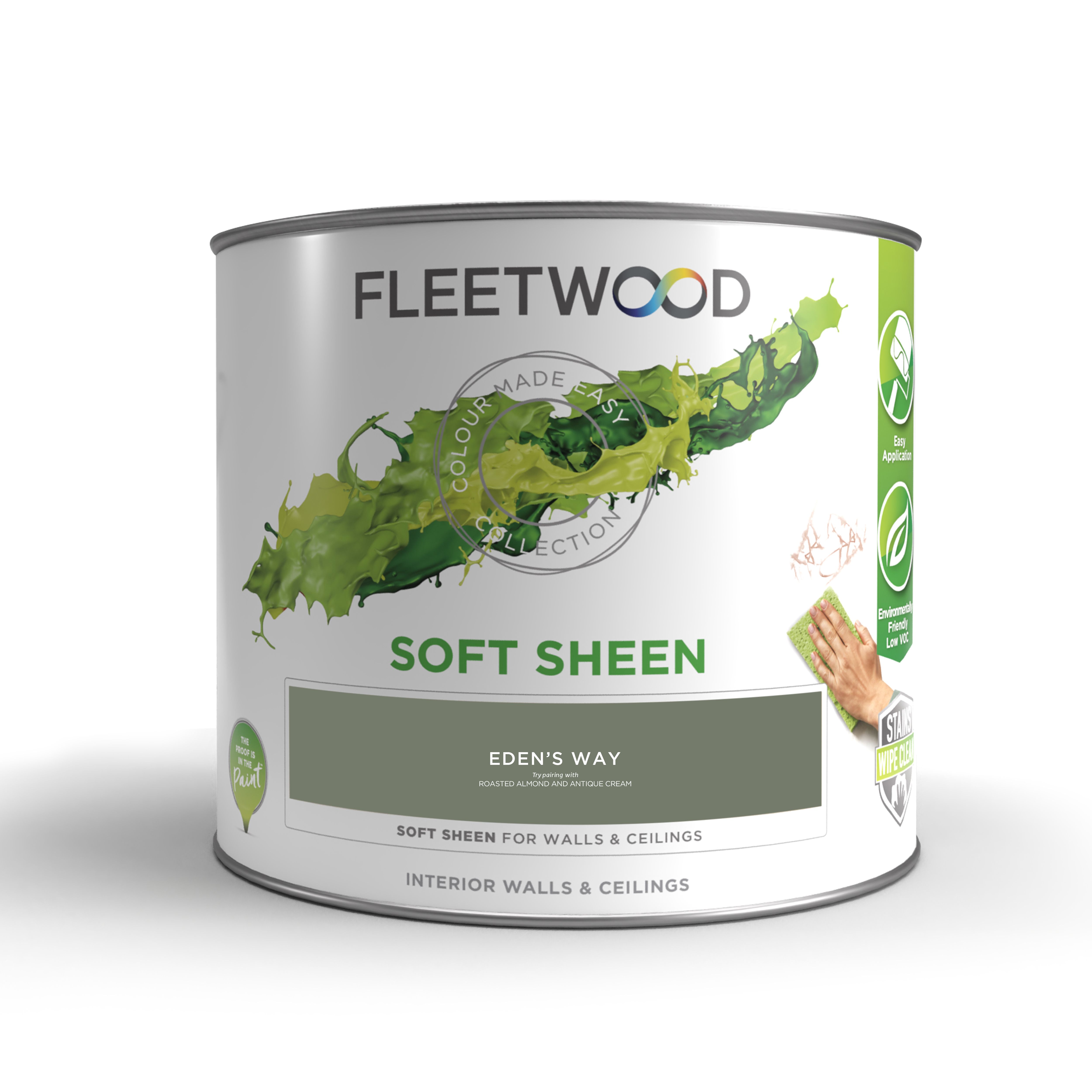Fleetwood Edens Way Soft sheen Emulsion paint, 2.5L