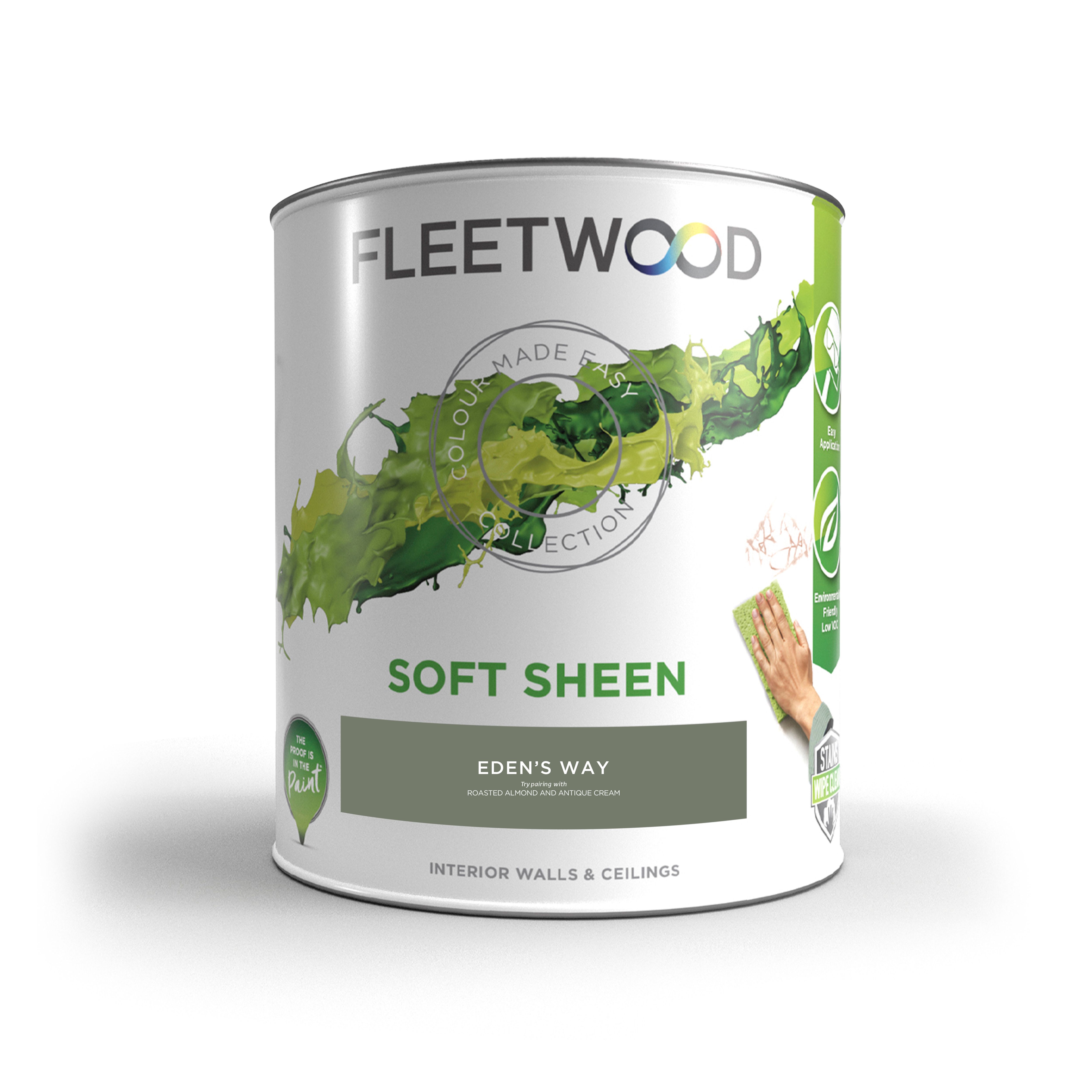 Fleetwood Edens Way Soft sheen Emulsion paint, 5L
