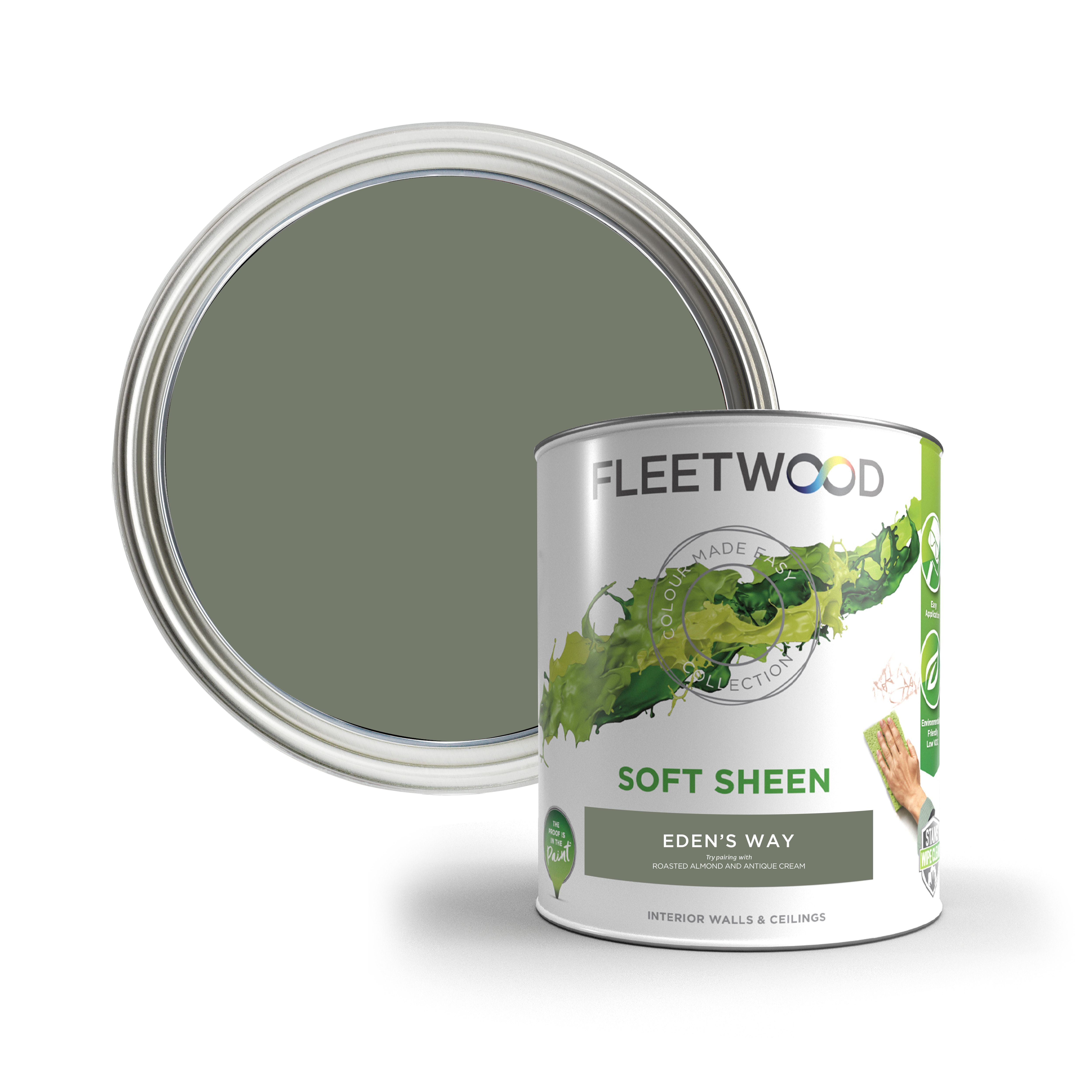 Fleetwood Edens Way Soft sheen Emulsion paint, 5L