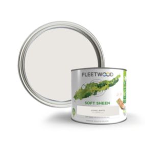 Fleetwood Iconic White Soft sheen Emulsion paint, 2.5L