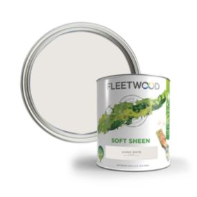 Fleetwood Iconic White Soft sheen Emulsion paint, 5L