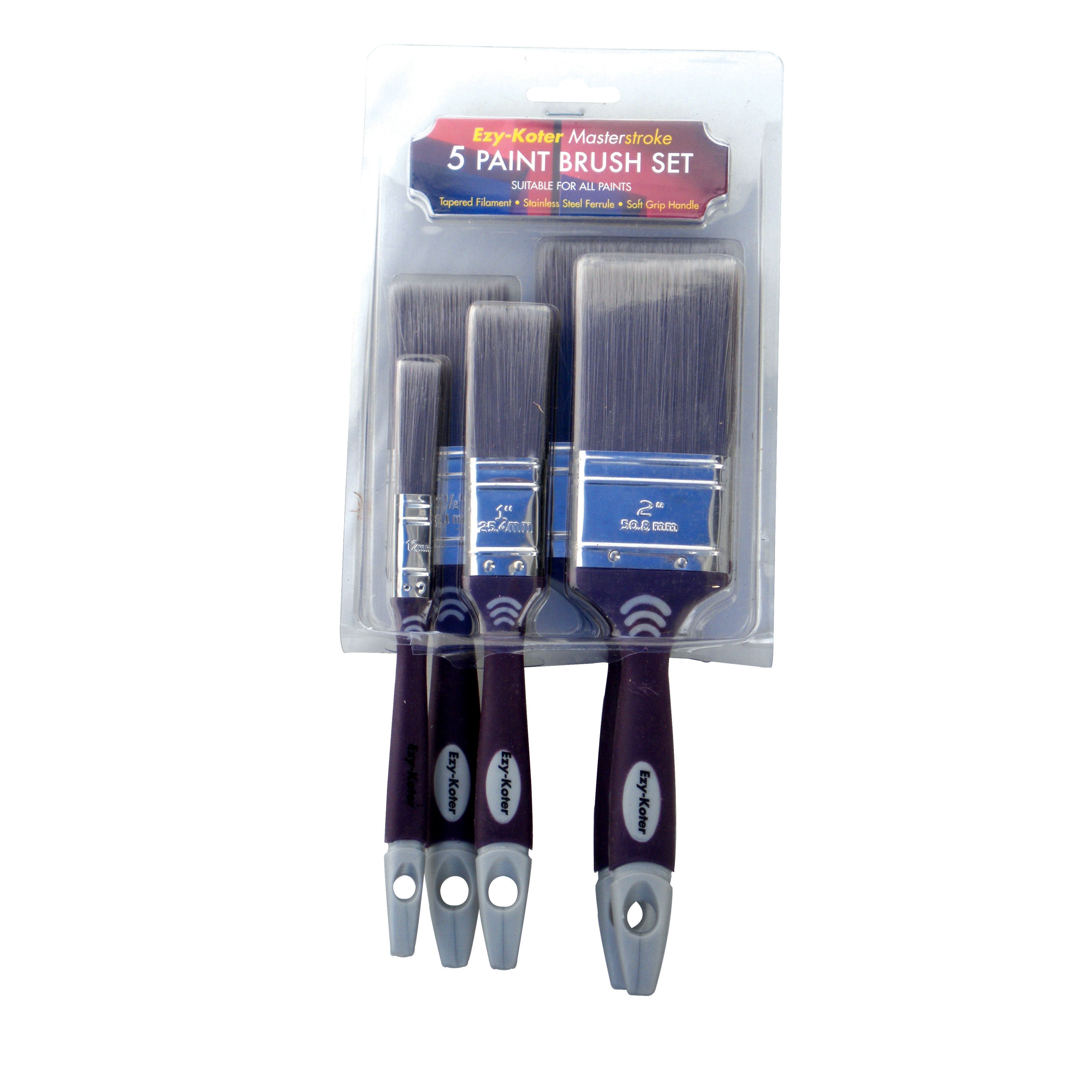 Fleetwood Masterstroke Soft tip Paint brush, Set of 5