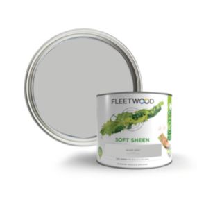 Fleetwood Warm Grey Soft sheen Emulsion paint, 2.5L