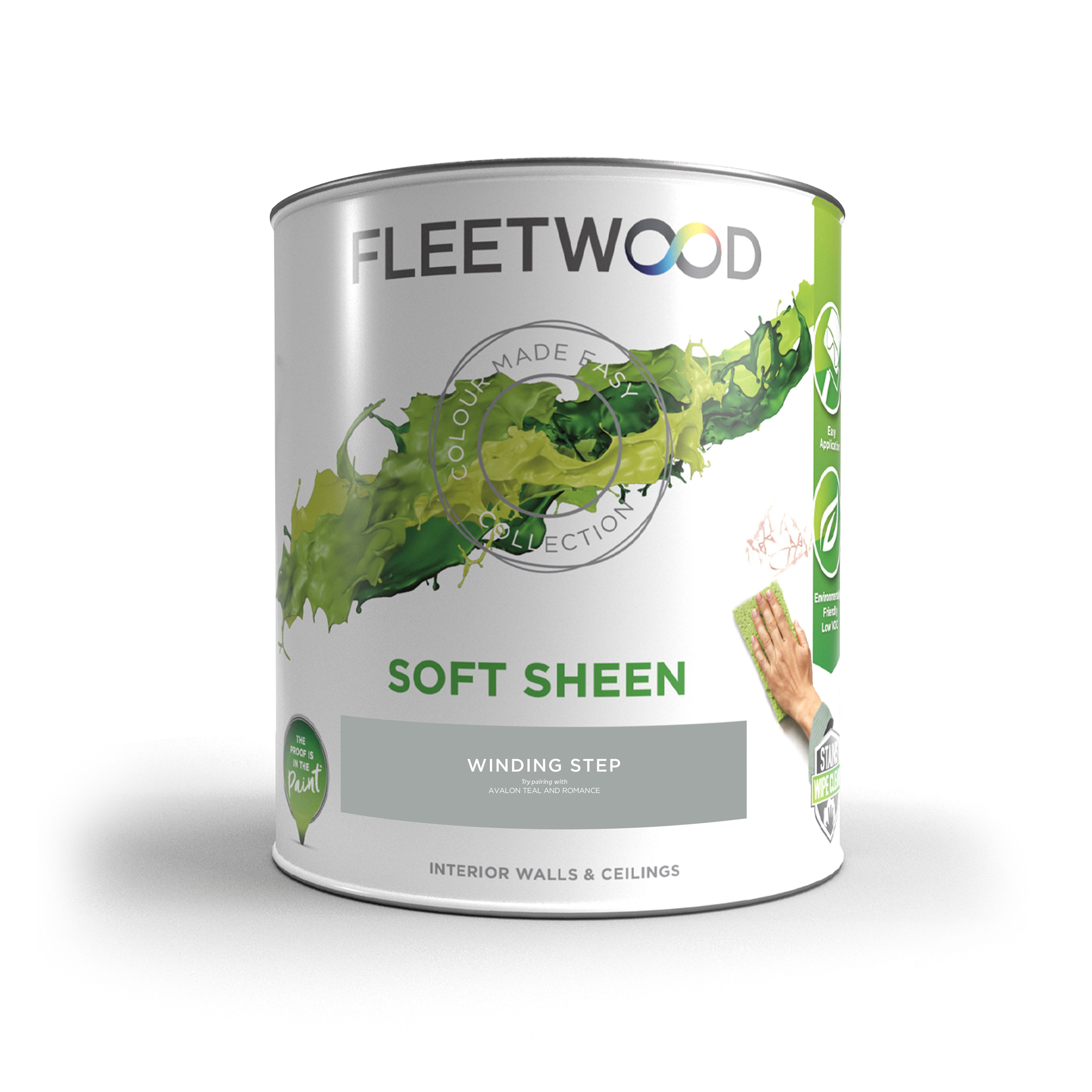 Fleetwood Winding Step Soft sheen Emulsion paint, 5L