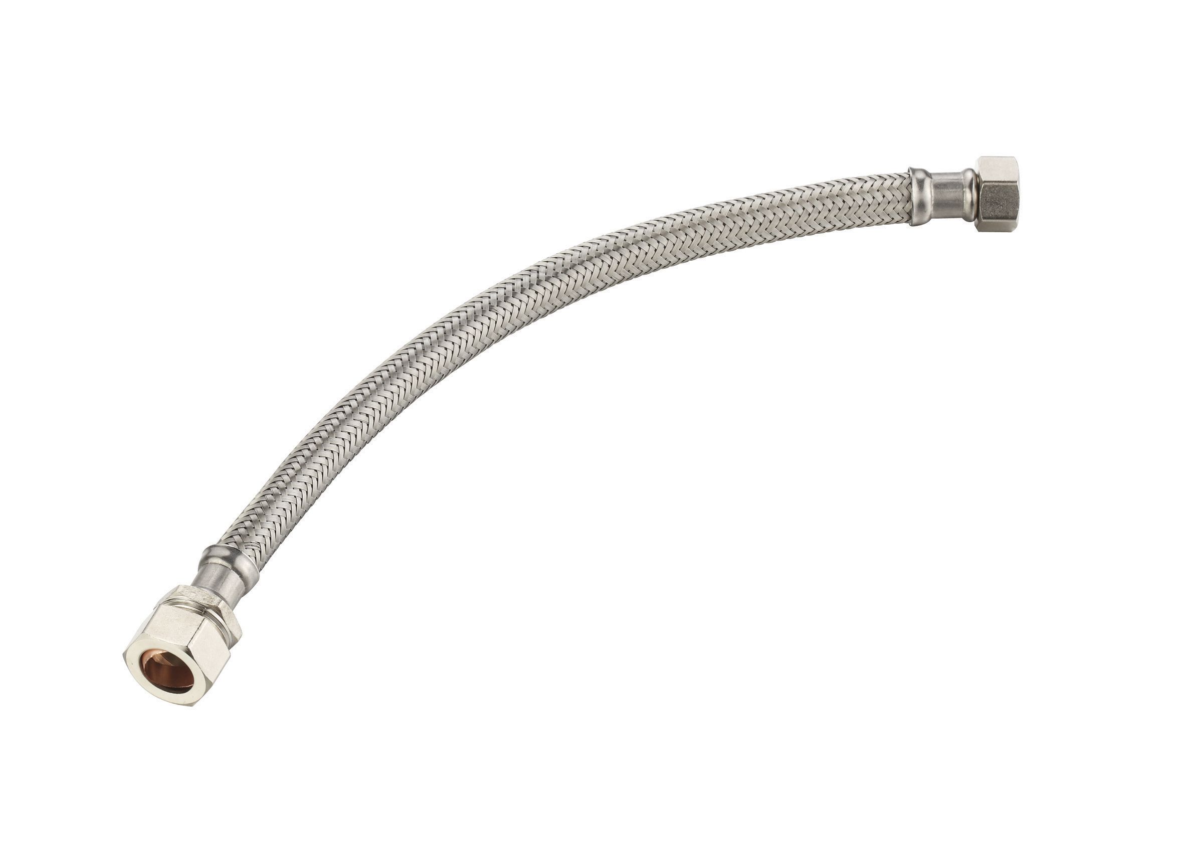 Flexible Hose, (L)0.9m 10mm x (Dia)15mm DIY at B&Q