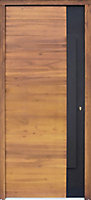 Flocked External Front door, (H)2180mm (W)976mm