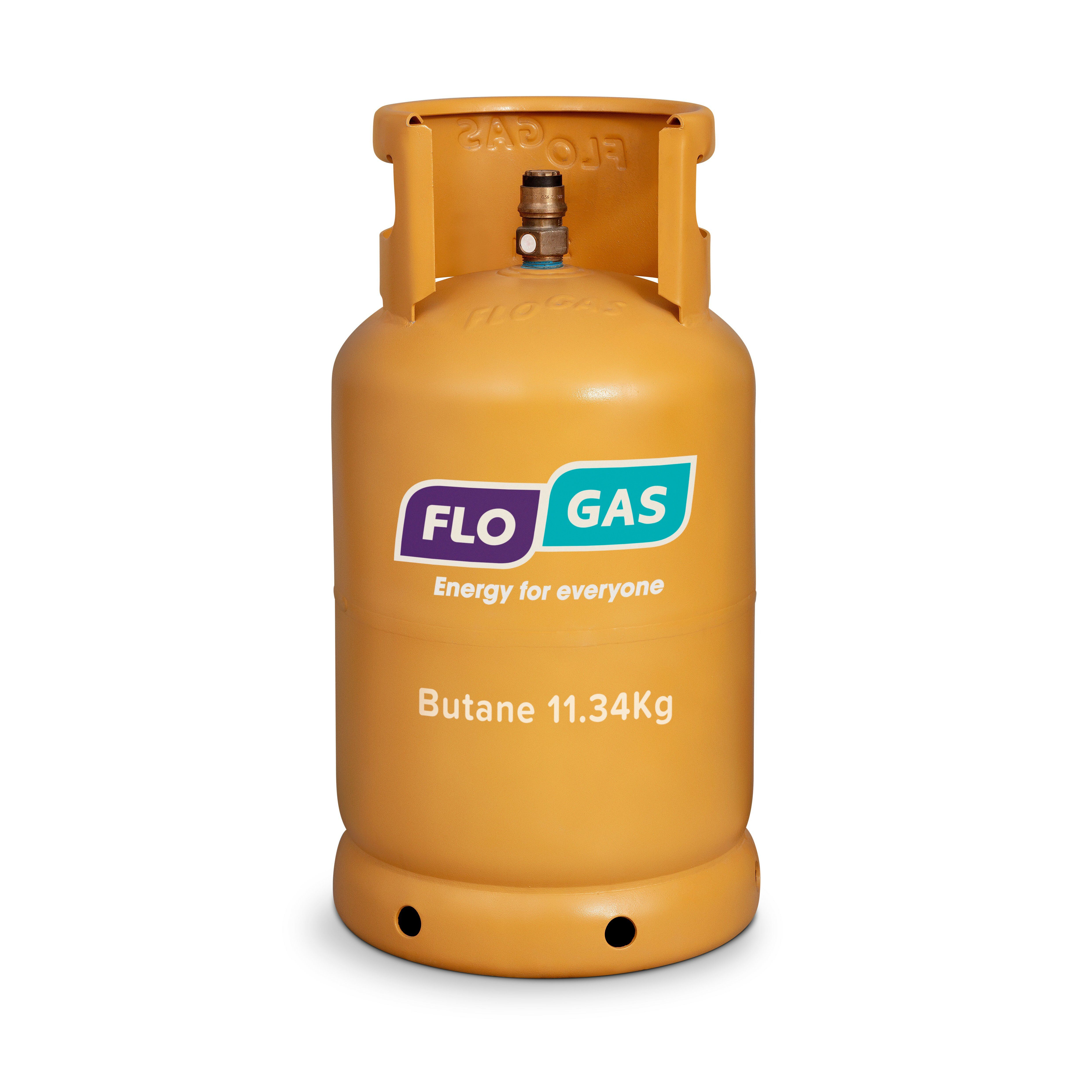 Flogas Butane Gas Cylinder Refill, 11.34kg - Existing Contract Required 