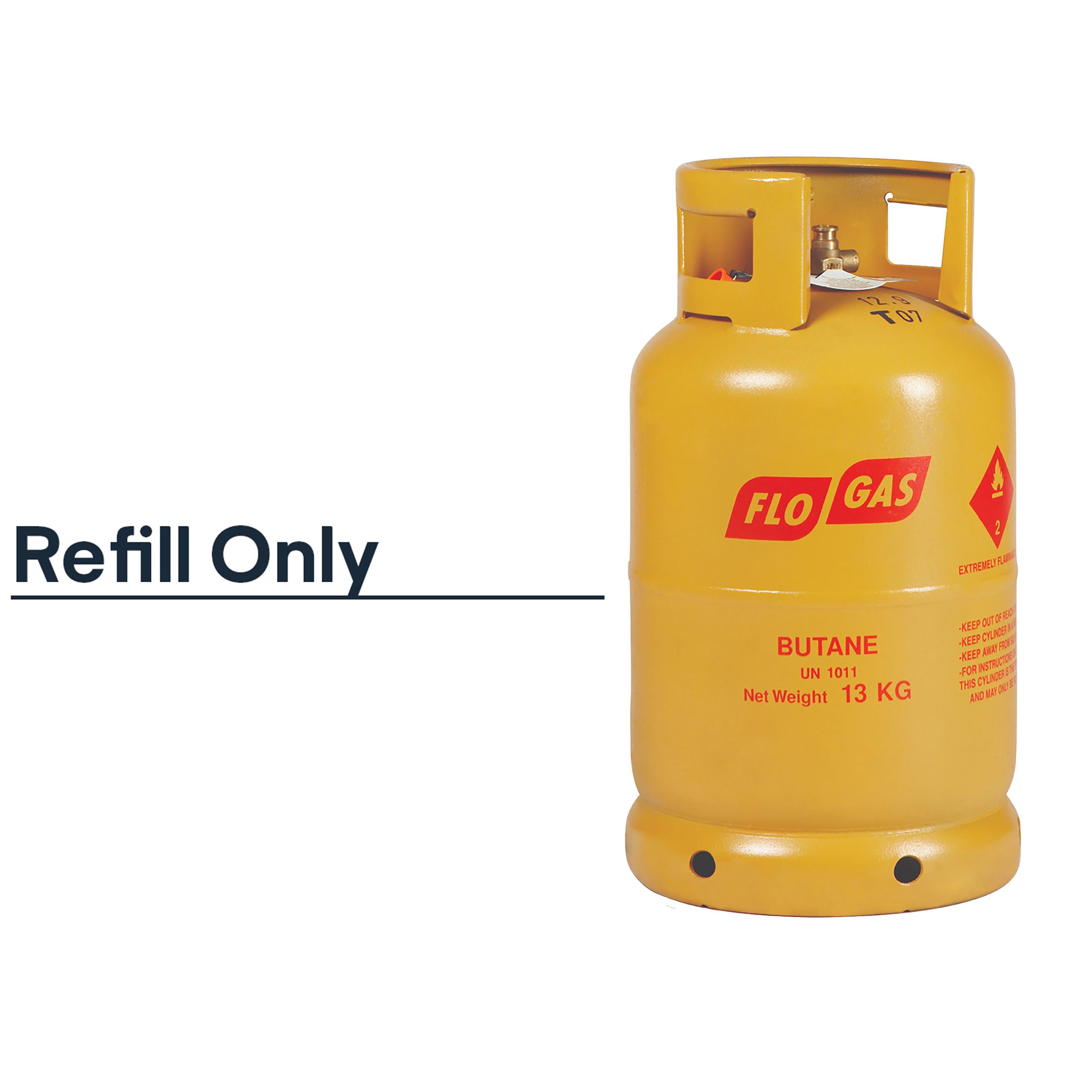 Flogas Butane Gas Cylinder Refill, 13kg - Existing Contract Required ...