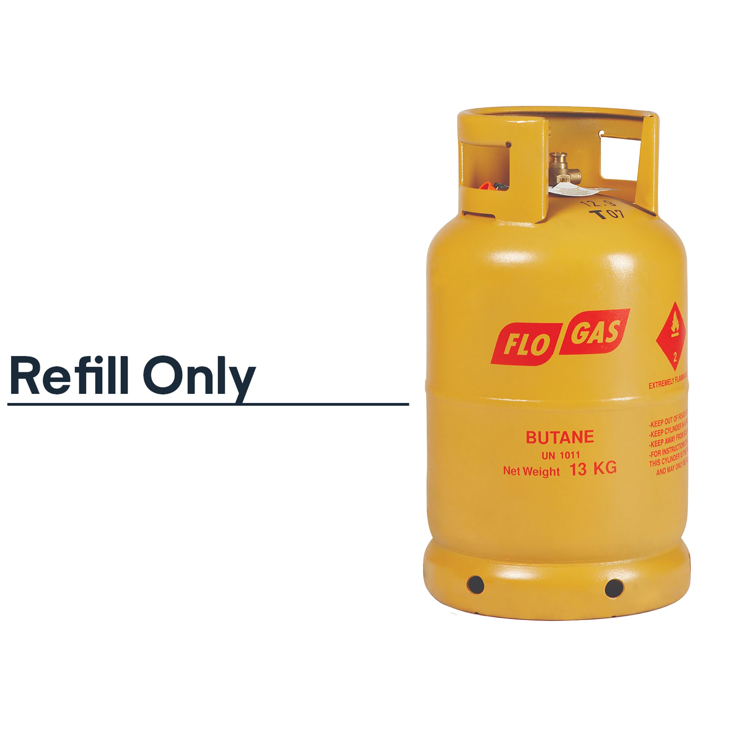 Flogas Butane Gas cylinder refill, 13kg - Existing contract required