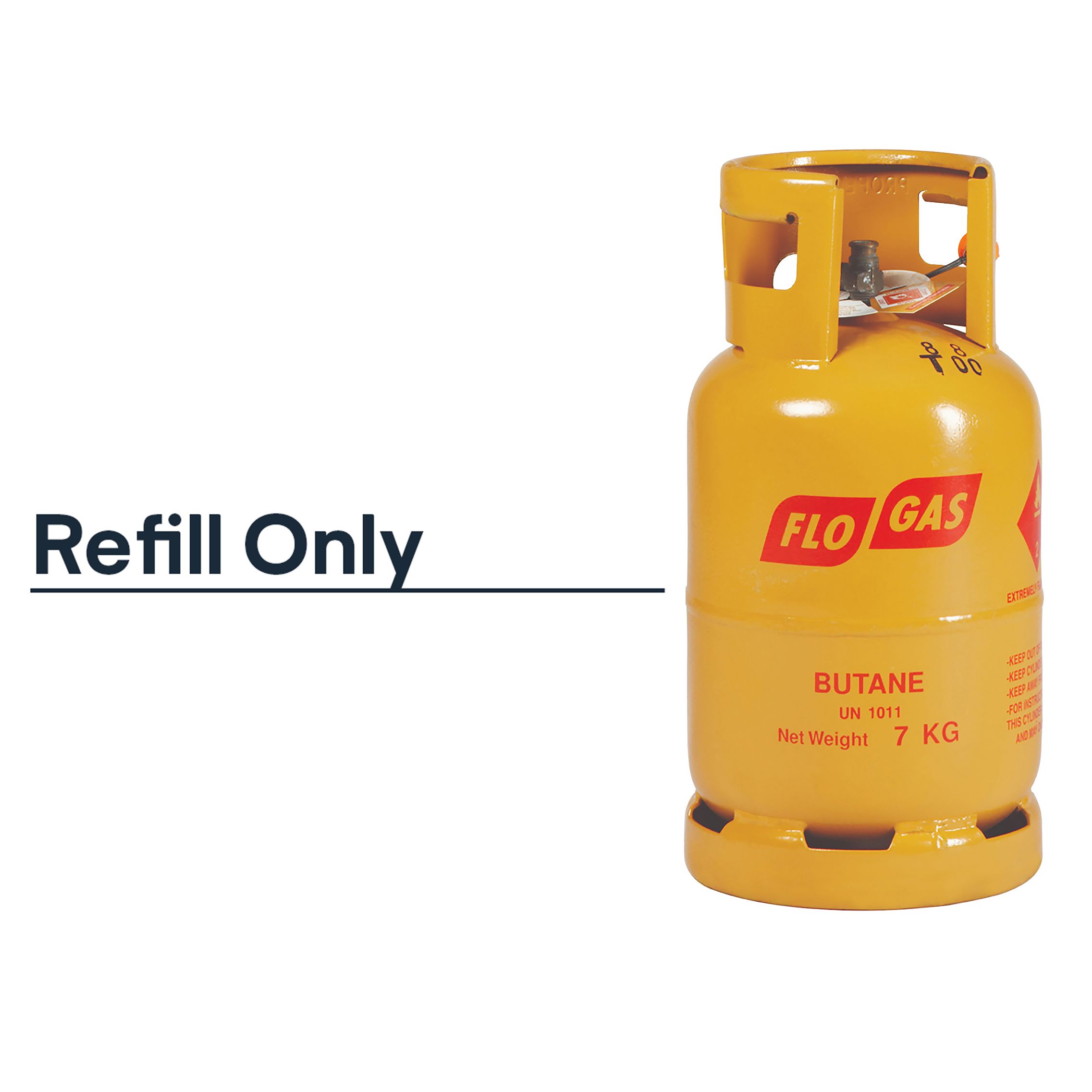 Flogas Butane Gas cylinder refill 7kg Existing contract required