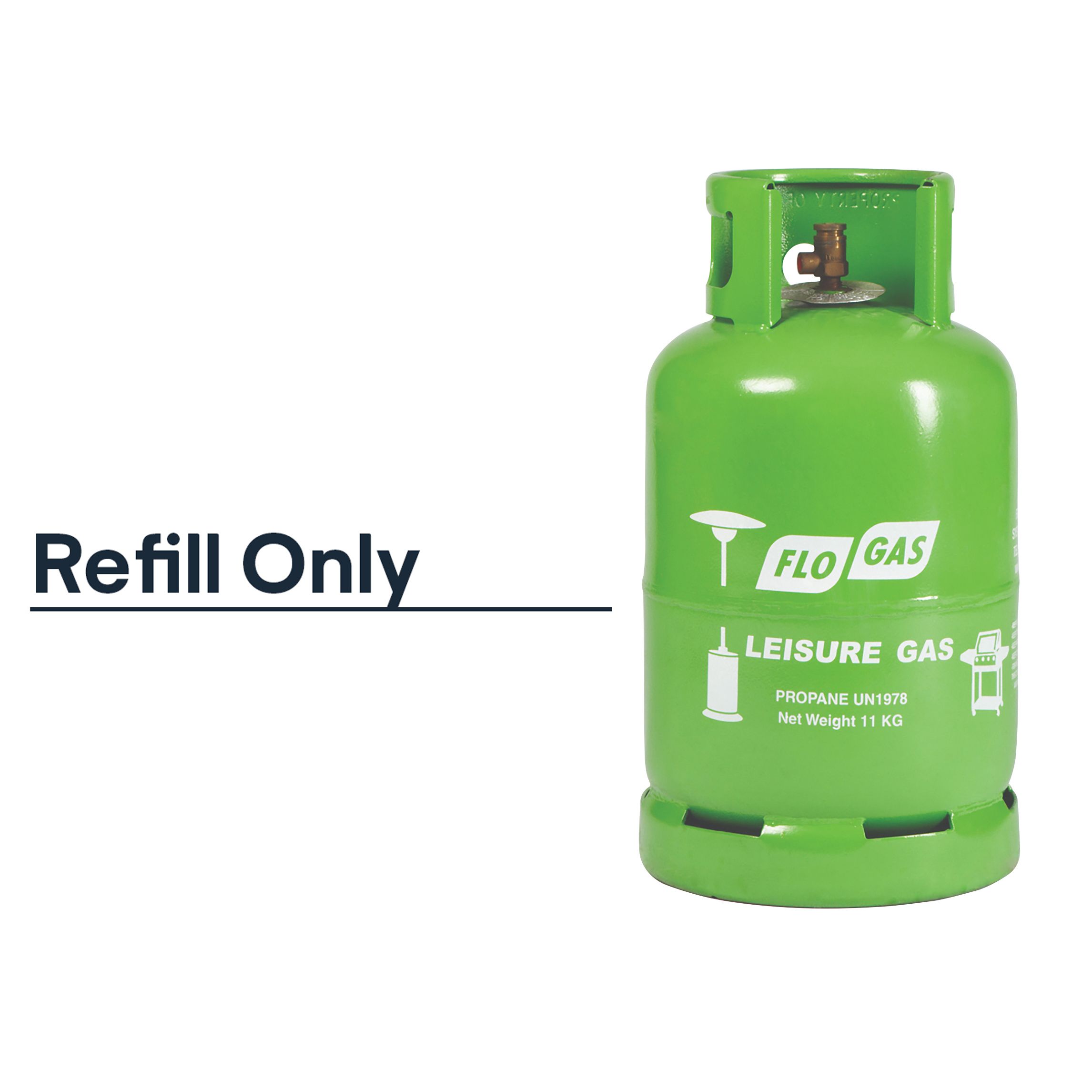Flogas Leisure Propane Gas cylinder refill, 11kg - Existing contract required