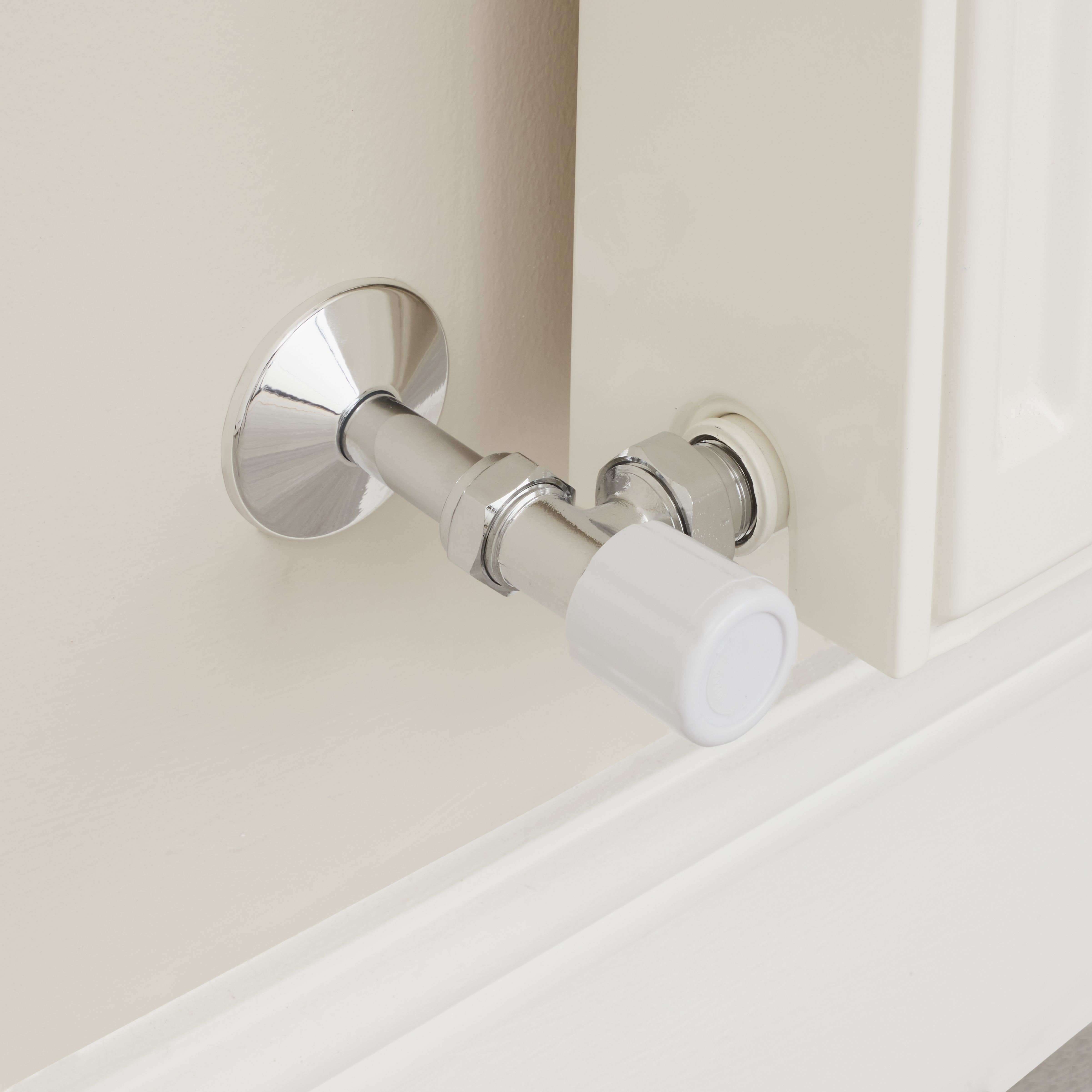 Flomasta Angled Lockshield (Dia)15mm
