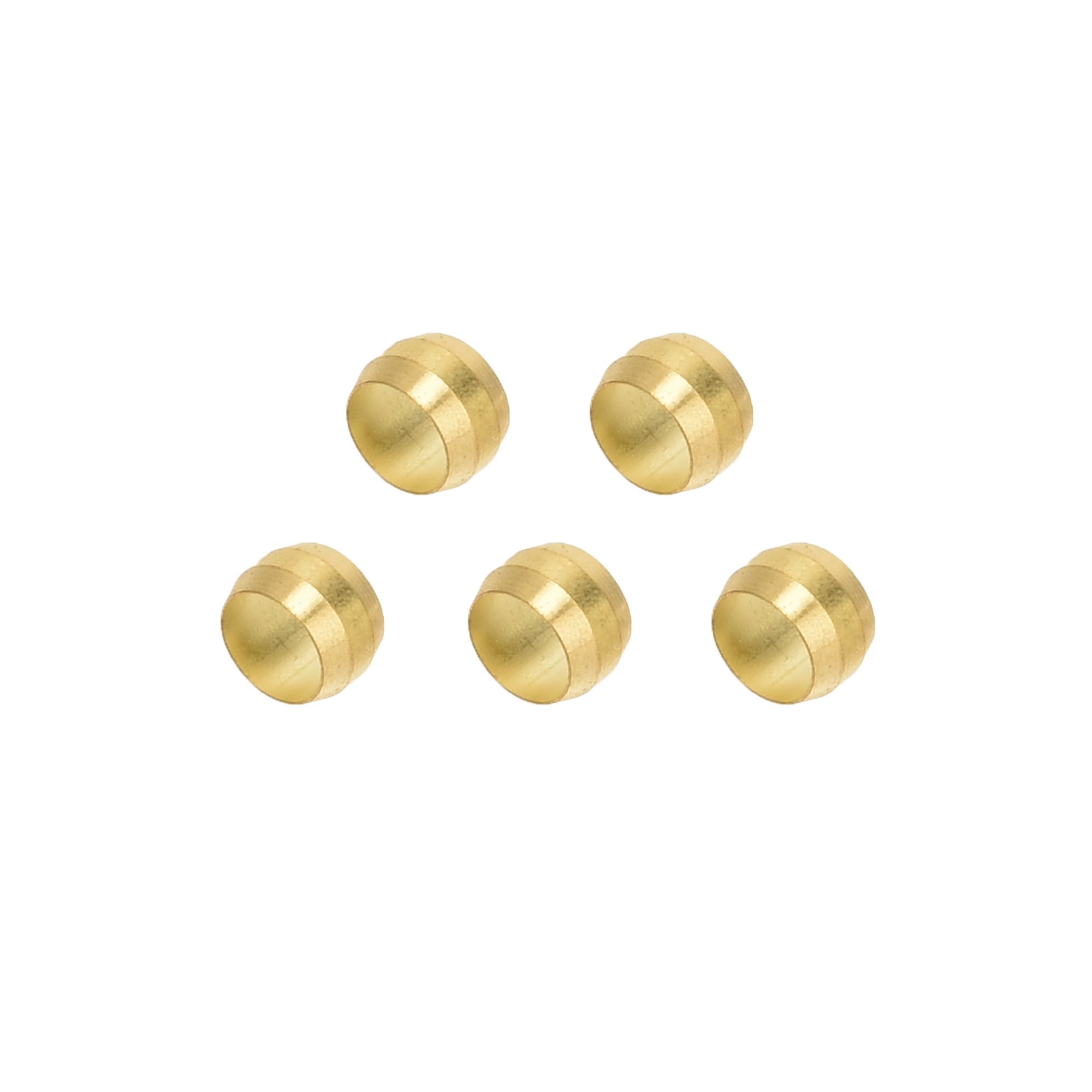 Flomasta Brass Compression Olive (Dia)8mm, Pack of 5