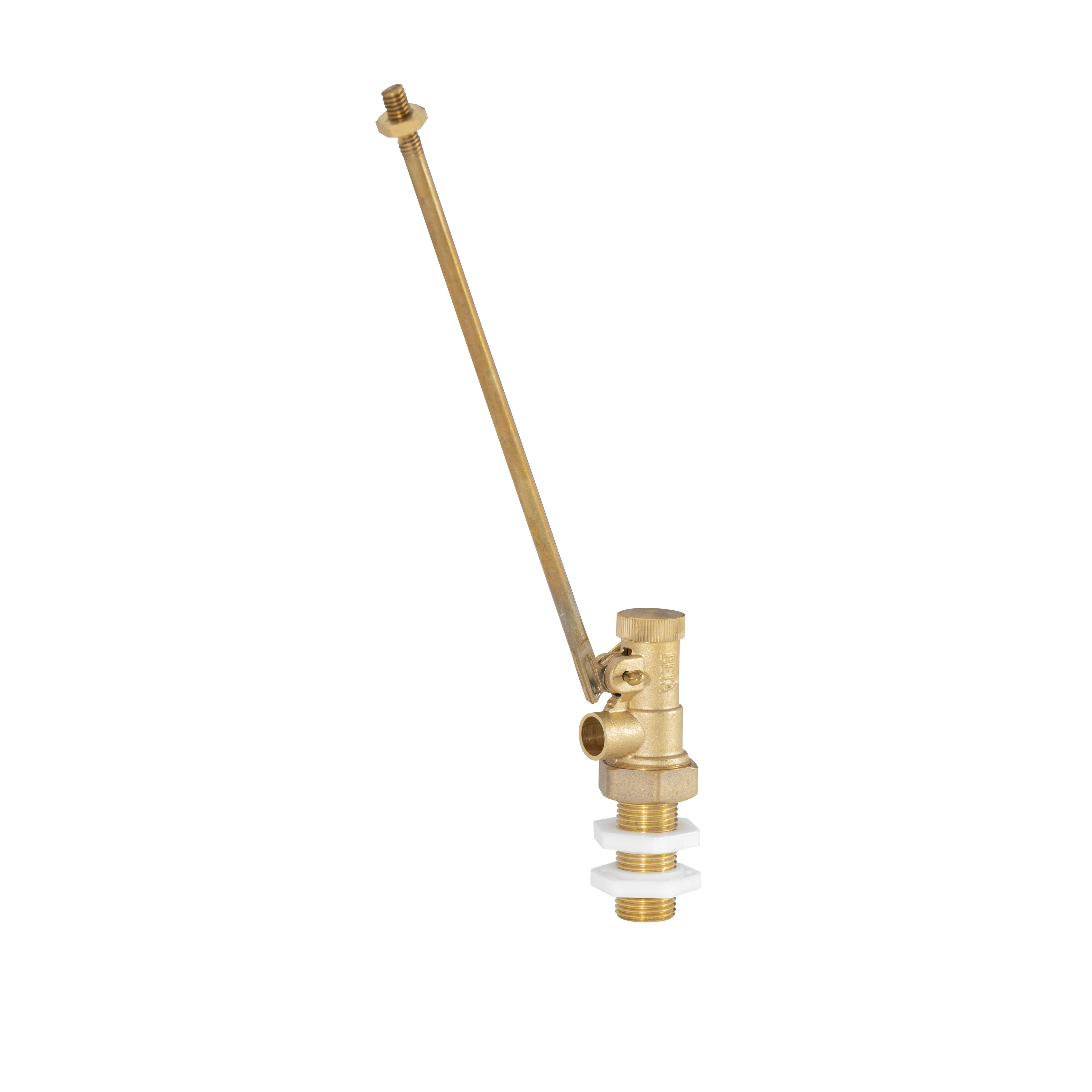 Flomasta Brass Side entry Float Fill valve, ½" DIY at B&Q