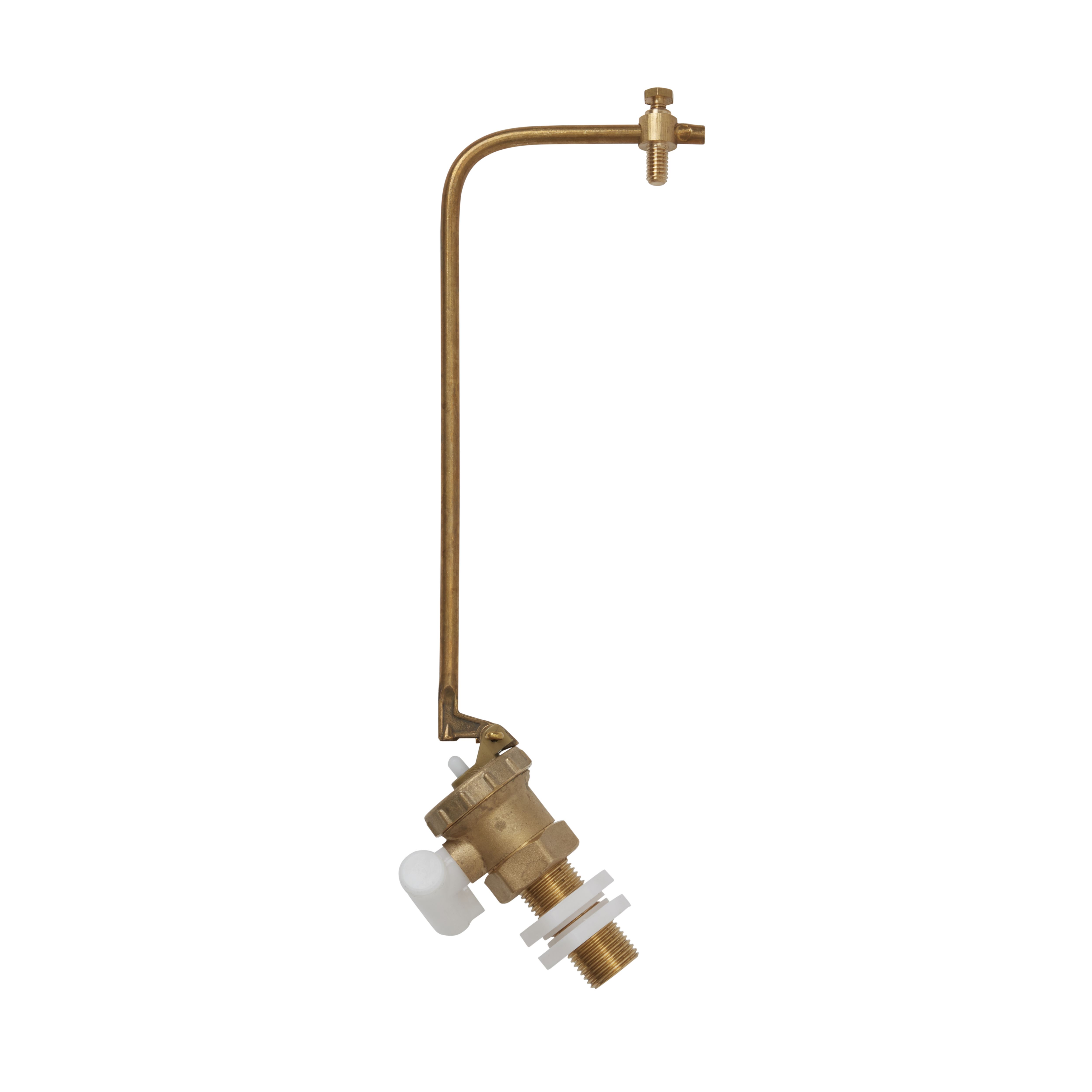Flomasta Brass Side entry Float Fill valve, ½" DIY at B&Q