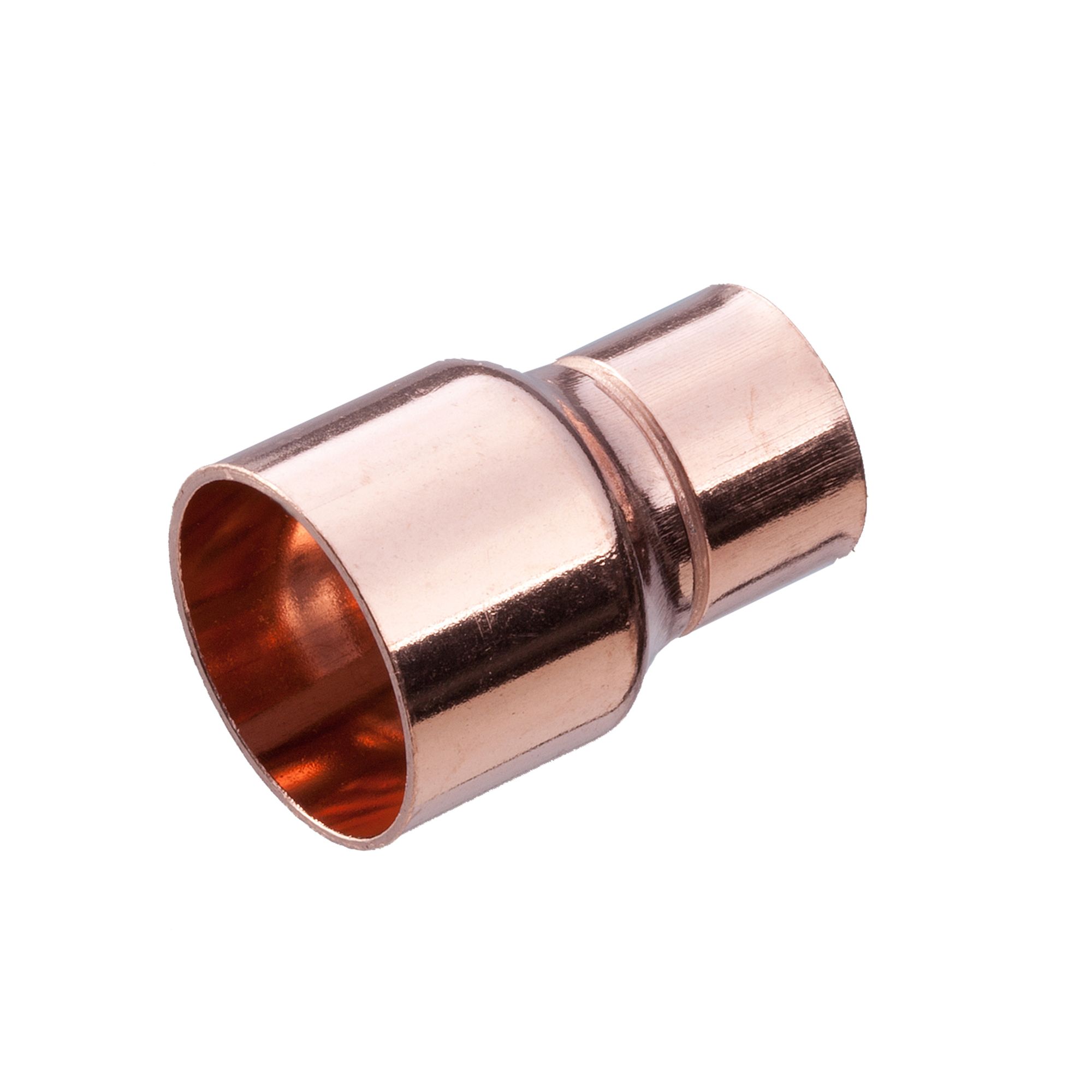 Flomasta E5243 End feed Straight Pipe fitting reducer (Dia)22mm x 15mm, Pack of 2