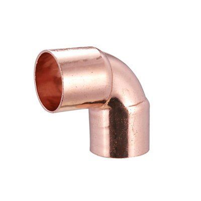 Flomasta End feed Pipe elbow (Dia)28mm, Pack of 10