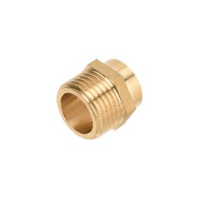 Flomasta End feed Pipe fitting coupler (Dia)15mm (Dia)12.7mm