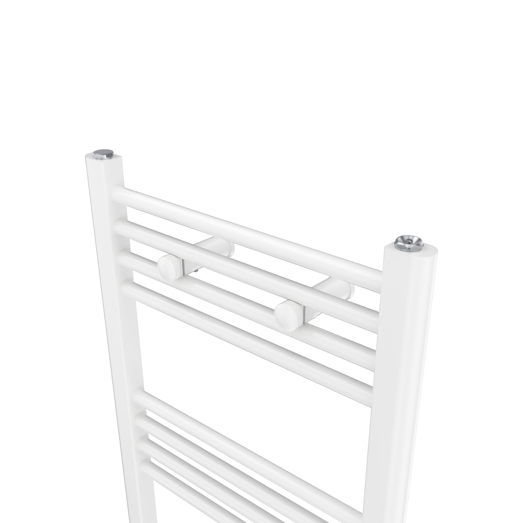Flomasta Flat White 1671BTU Vertical Towel radiator (W)450mm x (H)1200mm