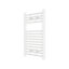 Flomasta Flat, White Vertical Flat Towel radiator (W)400mm x (H)700mm