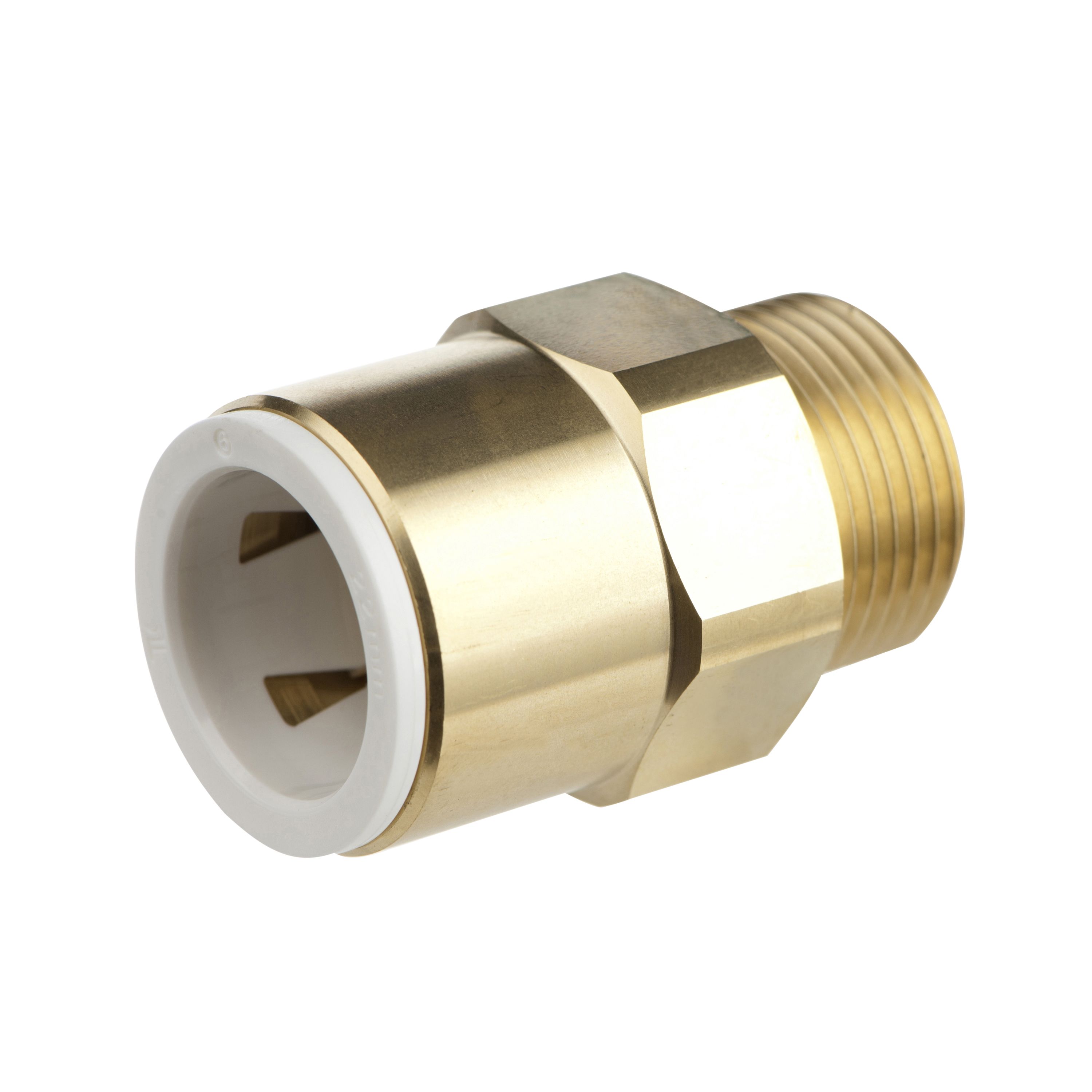 Flomasta Male Reducing Coupler (Dia)27mm, (L)34mm x 15mm 12.7mm