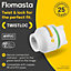 Flomasta PE-X Push-fit Stop end (Dia)15mm (Dia)33mm, Pack of 10