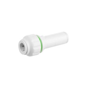 Flomasta Push-fit Reducing Pipe fitting coupler (Dia)10mm (Dia)15mm