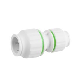 Flomasta Push-fit Reducing Pipe fitting coupler, Pack of 2