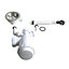 Flomasta Standard Adjustable height Bottle Sink Trap (Dia)114mm