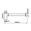 Flomasta Standard Tubular With adjustable height Wetroom Sink & basin Trap (Dia)32mm