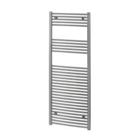 Flomasta Vertical Towel radiator (W)600mm (H)1600mm