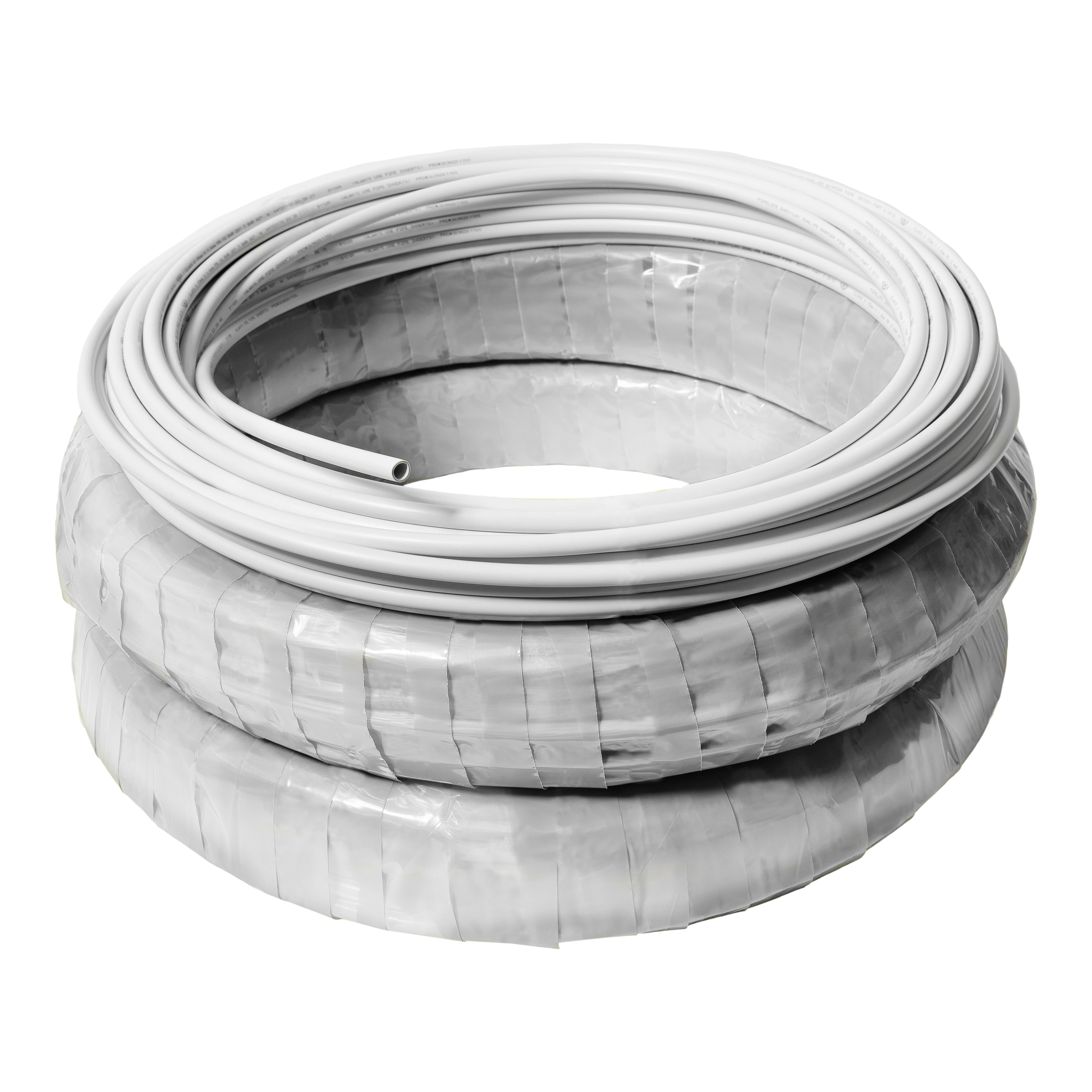 Flomasta White Cross-linked polyethylene (PE-X) Push-fit Barrier pipe (L)25m (Dia)22mm
