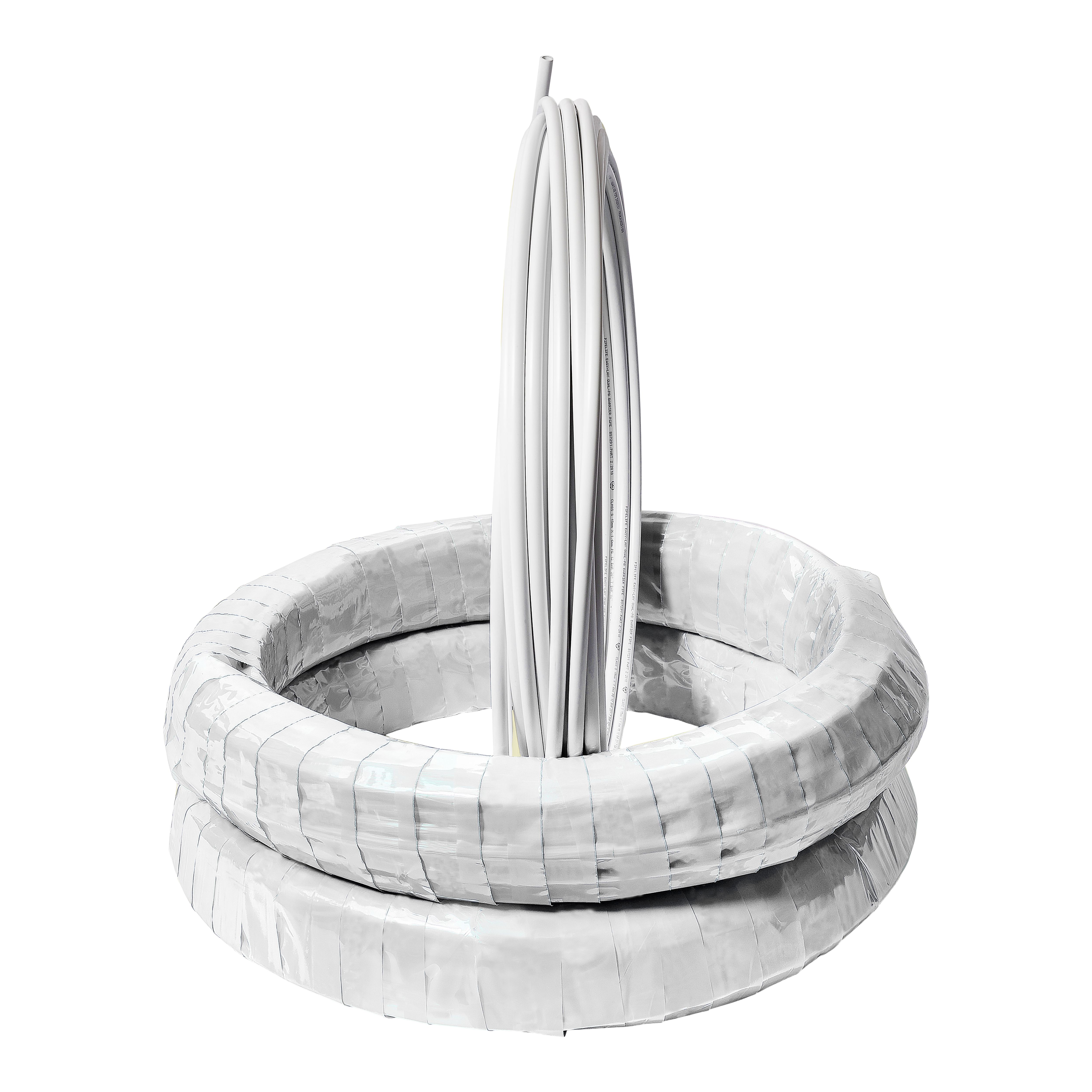Flomasta White Cross-linked polyethylene (PE-X) Push-fit Barrier pipe (L)25m (Dia)22mm