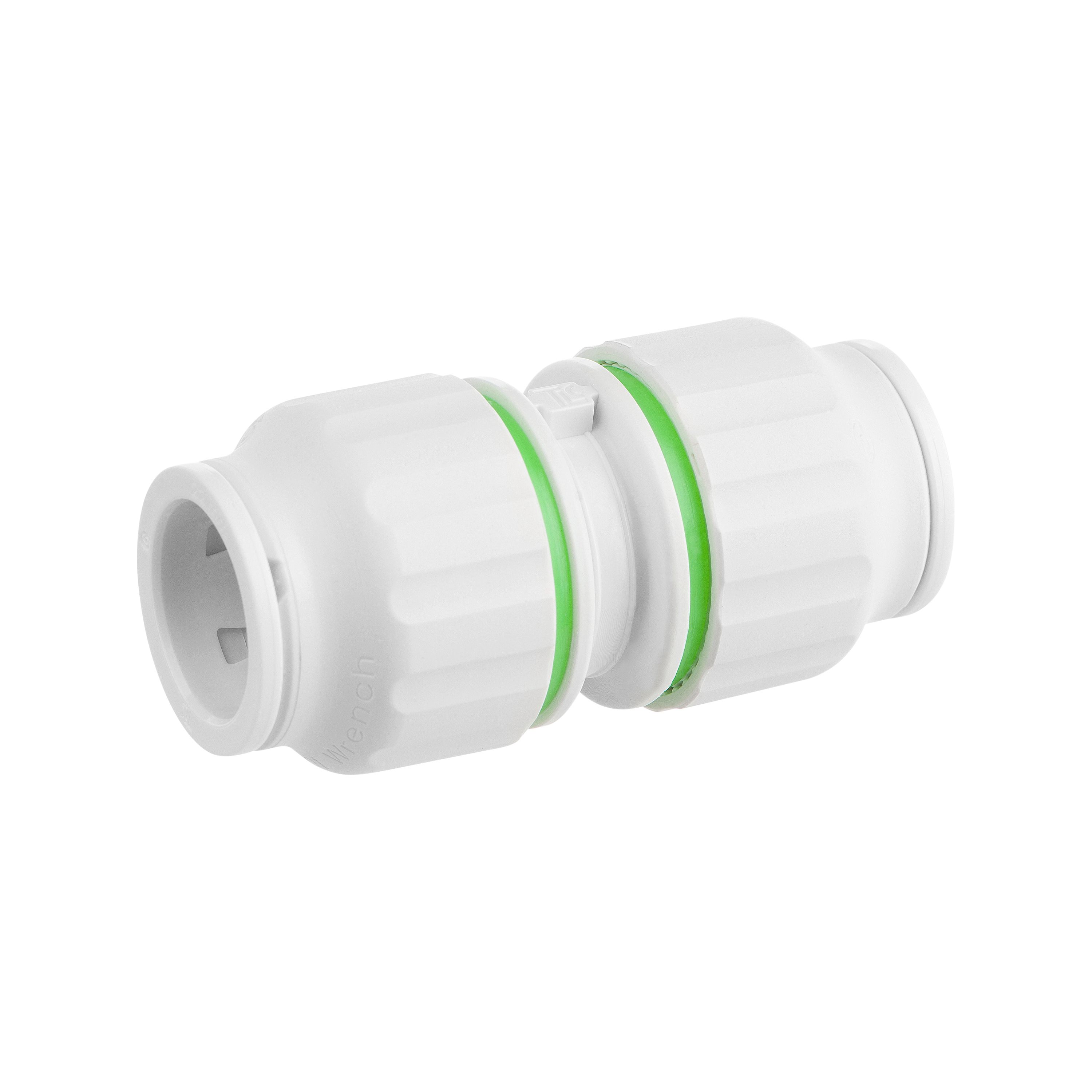 Flomasta White Equal Pipe fitting coupler (L)77mm