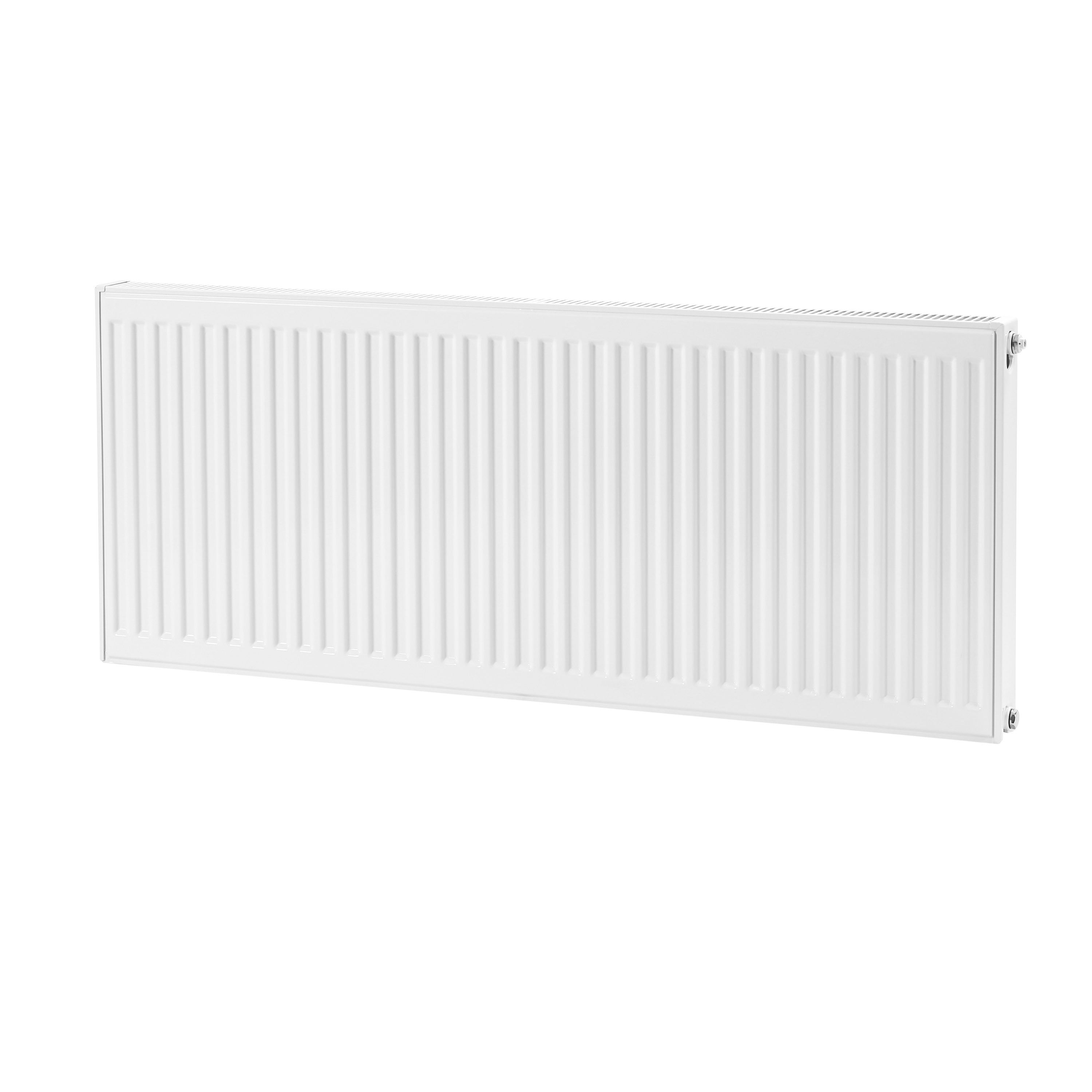 Flomasta White Type 21 Double Panel Radiator, (W)1100mm x (H)500mm