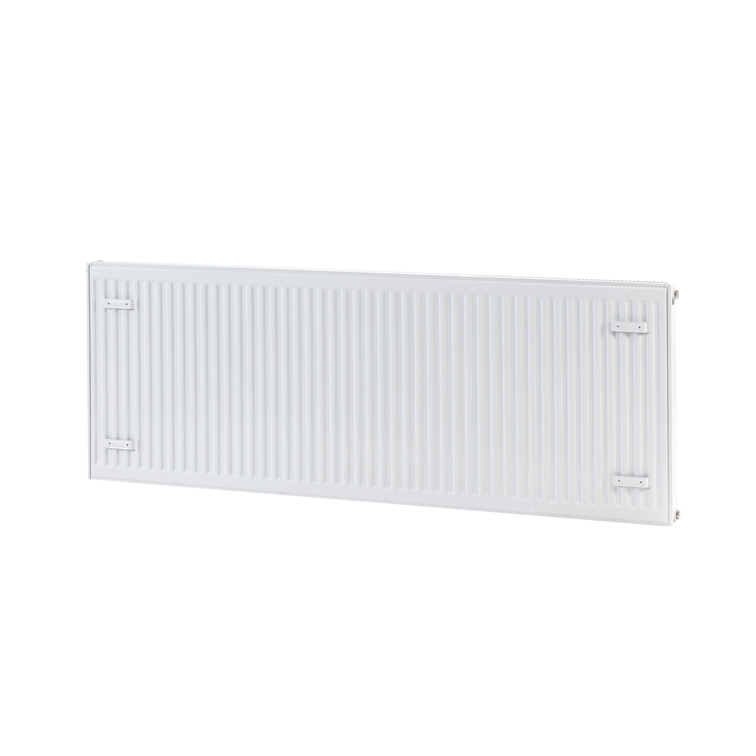 Flomasta White Type 21 Double Panel Radiator, (W)1400mm x (H)600mm