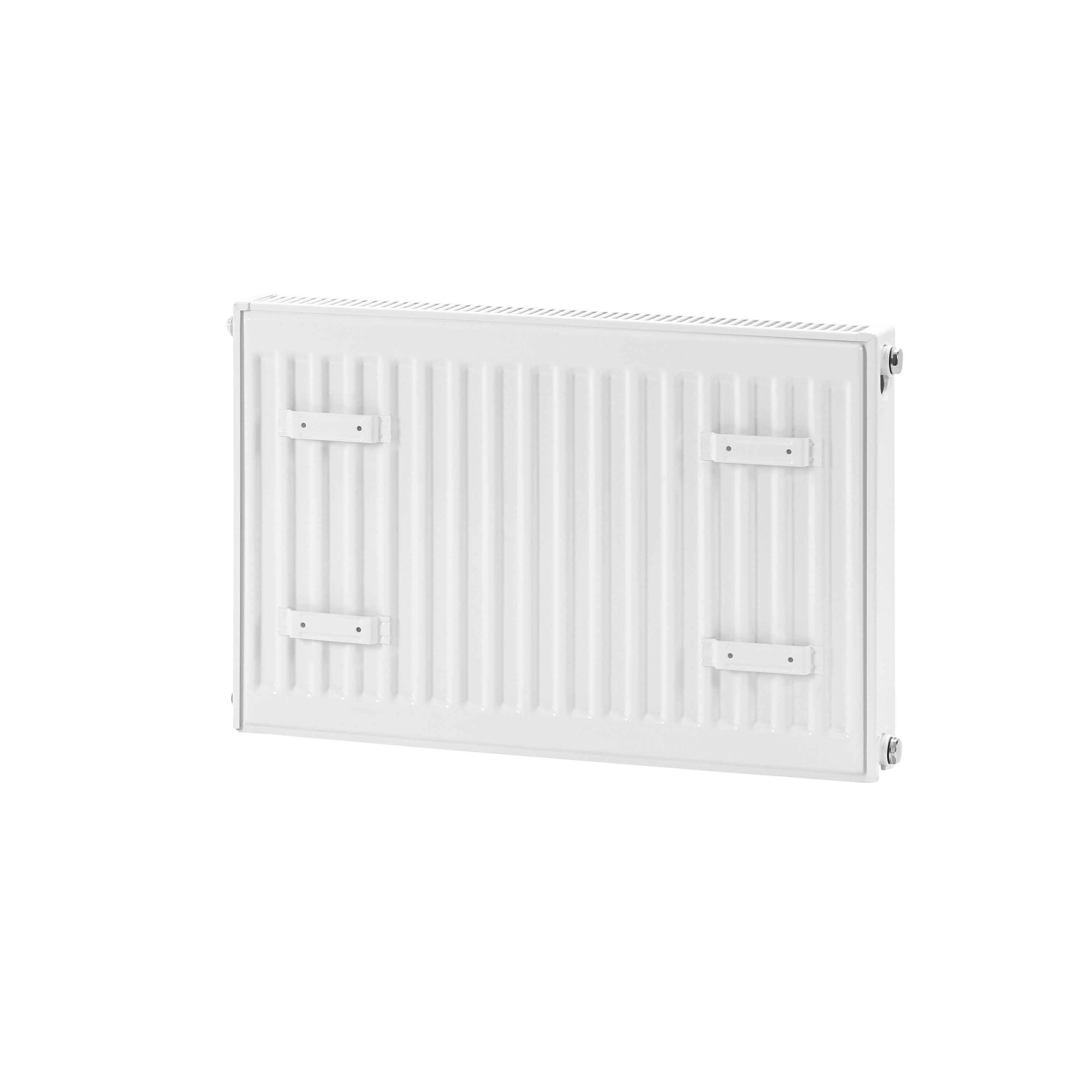 Flomasta White Type 21 Double Panel Radiator, (W)600mm x (H)400mm