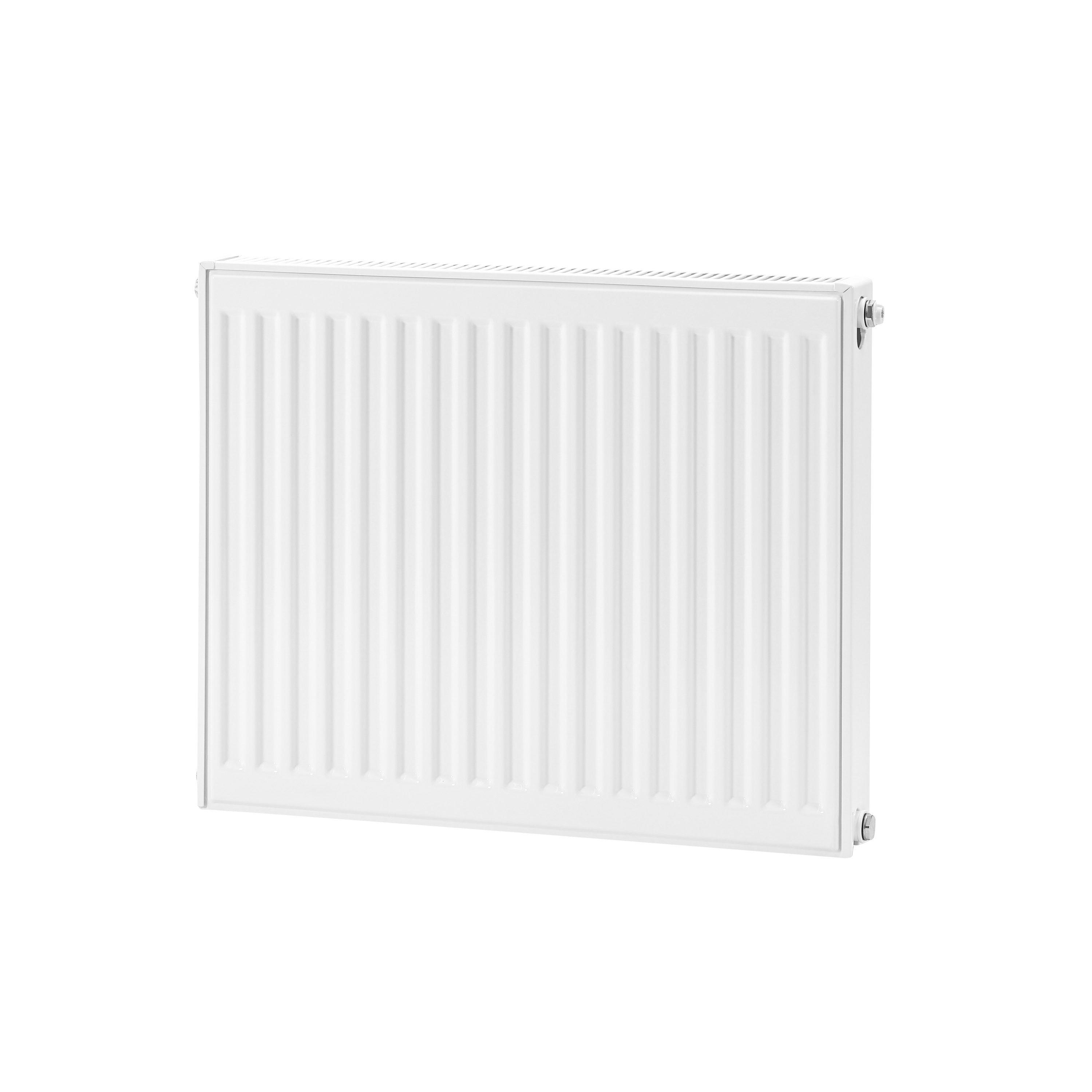 Flomasta White Type 21 Double Panel Radiator, (W)600mm x (H)500mm
