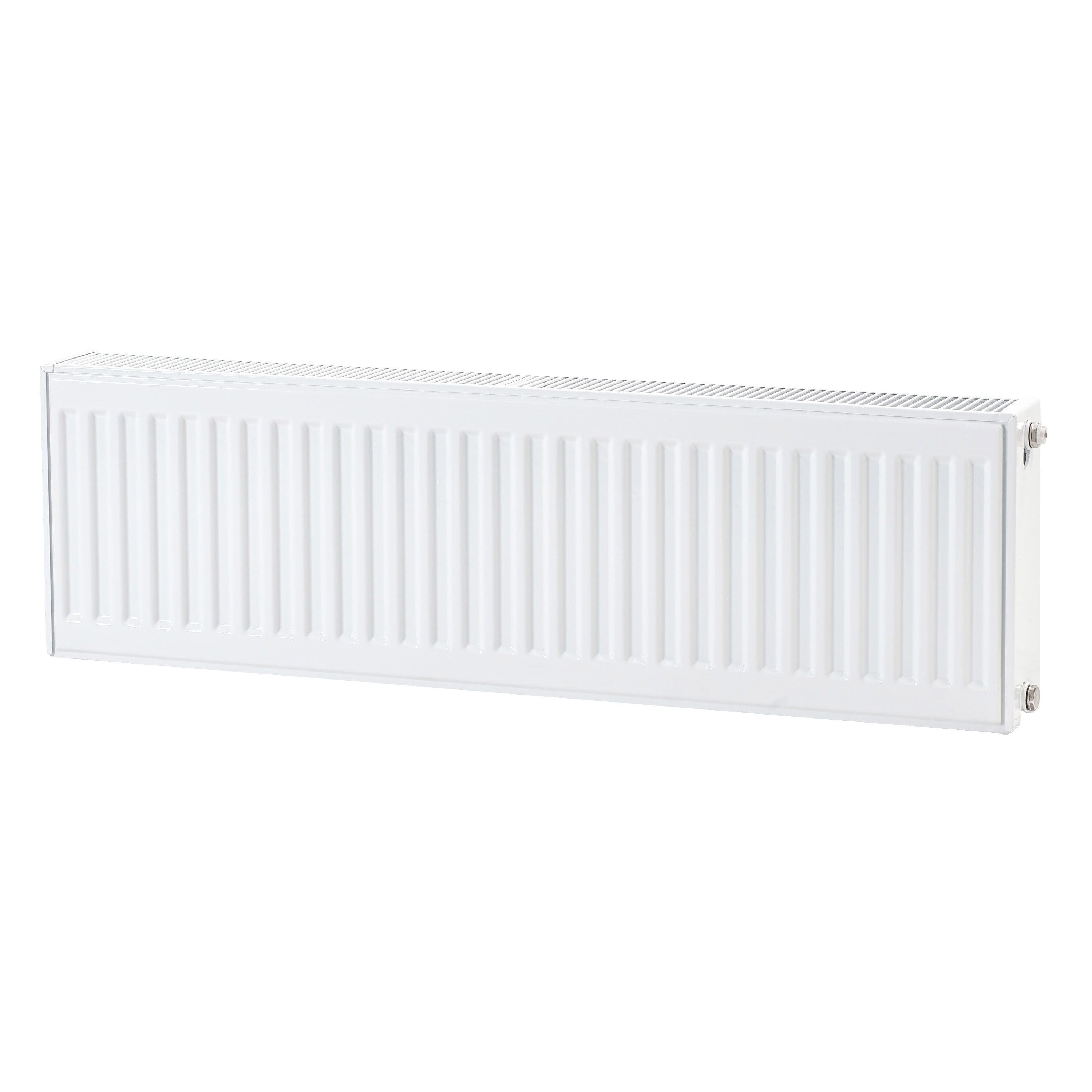 Flomasta White Type 22 Double Panel Radiator, (W)1000mm x (H)300mm